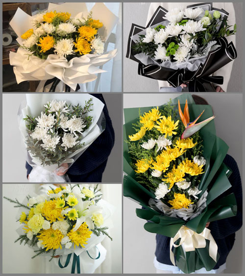 河南南阳邓州市龙堰乡刘道村白事花束代送